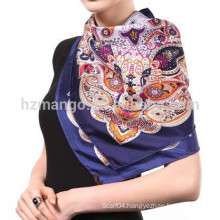 Hot sale digital print custom design silk scarf